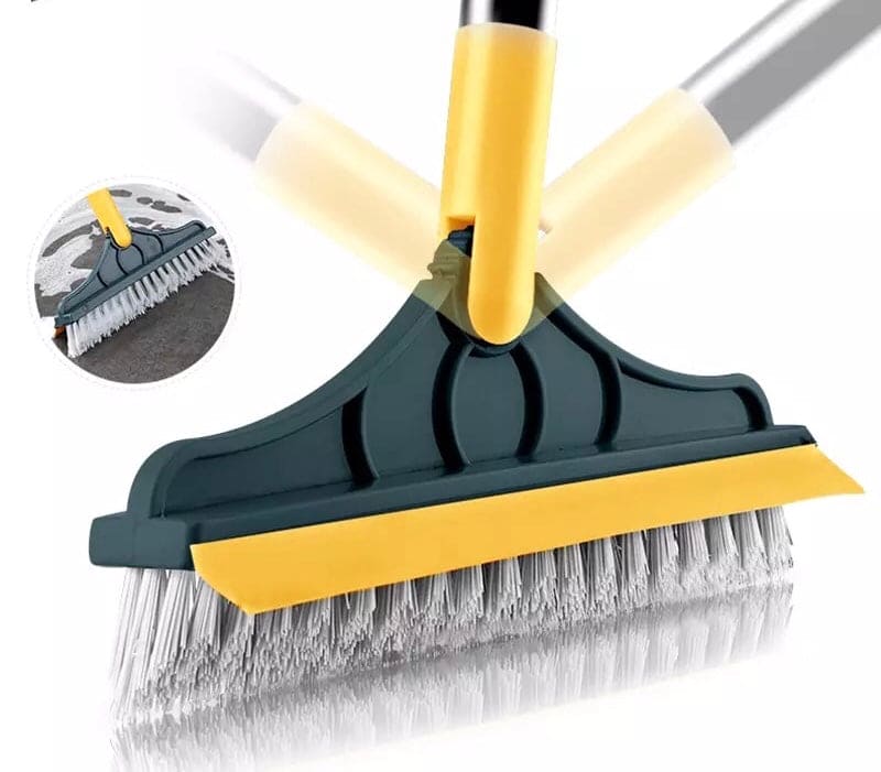 Amazing 2 In 1 Floor Scrub Brush, Long Handle Removable Wiper Magic Broom Brush, Telescopic Handle Stiff Bristle Shower Scrubber Amazing 2 In 1 Floor Scrub Brush, Long Handle Removable Wiper Magic Broom Brush, Telescopic Handle Stiff Bristle Shower Scrubber